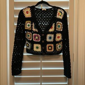 Granny crochet cardigan